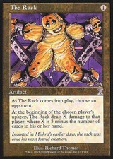 MTG English The Rack NM Normal Time Spiral Time Shifted