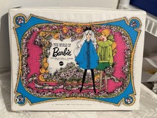 Vintage 60s THE WORLD OF BARBIE DOUBLE DOLL Carrying Storage Case