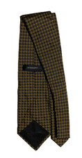 Burberry London Silk Tie Necktie Made In Italy Gold Blue Luxury Designer