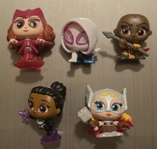 Marvel Doorables Series 1 Lot  Scarlett Witch Wanda Ghost-Spider Gwen Plus More