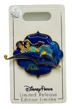 Disney Movie Pin 2019 Aladdin Princess Jasmine Magic   Carpet Live Action