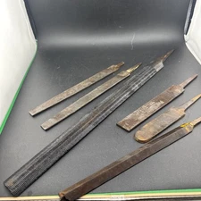 Mixed Bastard Flat, Round and Half Round File Set, 6 Pcs, Made in USA📦