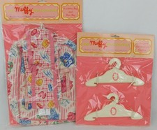 Muffy VanderBear ARMOIRE ACCESSORIES 4 Hangers Garment Shoe Bag 1993 NIP