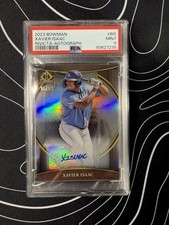 2023 Bowman Bowman Invicta Xavier Isaac #BI-5 Autographs /99 PSA 9