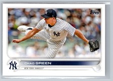 2022 Topps Update #US139 Chad Green New York Yankees