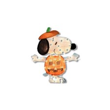 Peanuts 24 in Prelit Snoopy in Jack-O-Lantern Yard Decor 70333-24