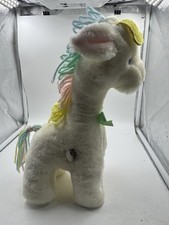 Vintage Eden Wind Up Plush Giraffe Yarn Motion Pastel Lullaby TESTED WORKS 13  