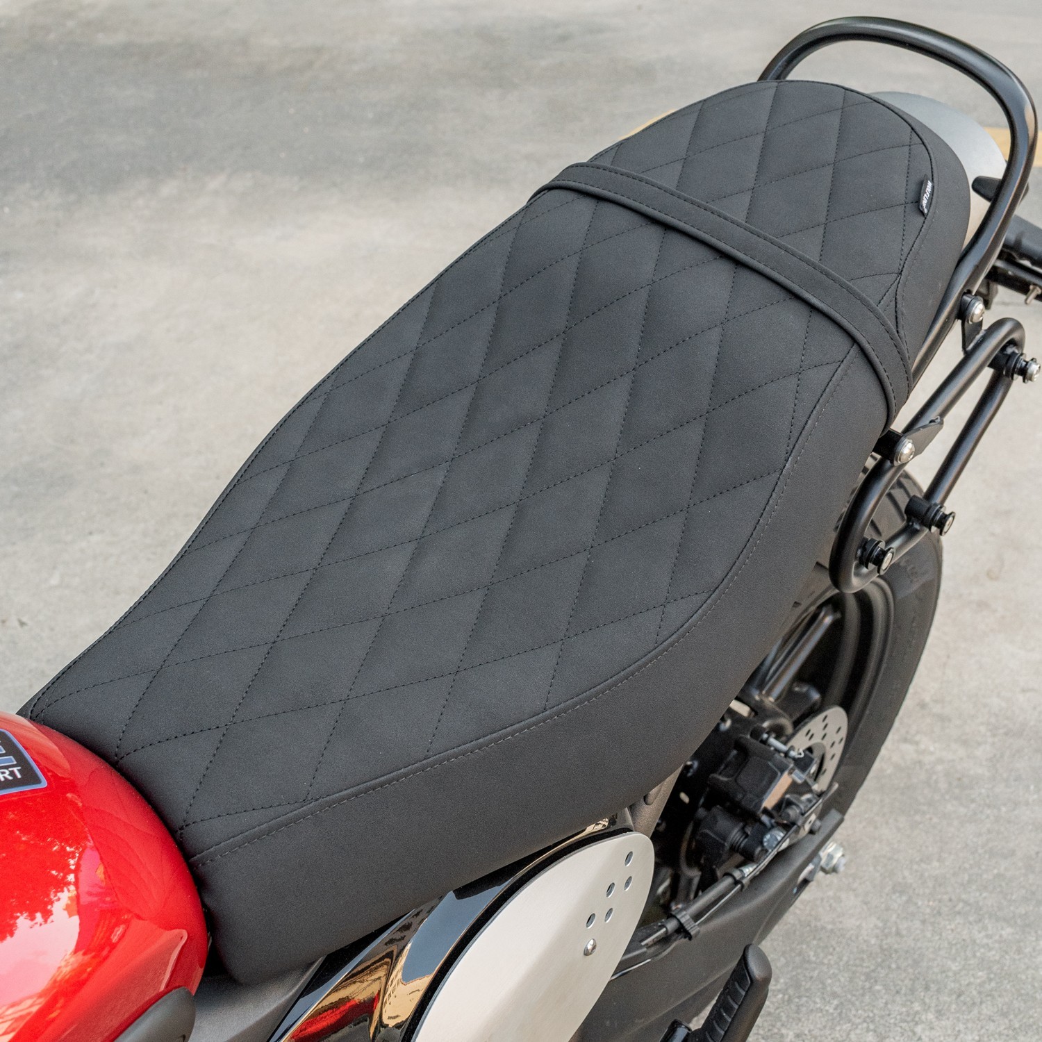 WOLFLINE Dual Seat for Triumph Speed 400 Scrambler 400X 2024-2025 Deluxe Cushion