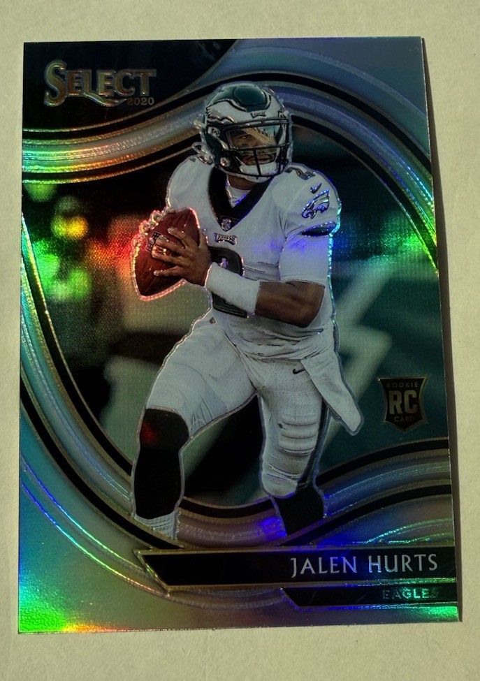 2020 Panini Select - Field Level Jalen Hurts #350 Silver Prizm (RC)