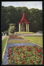 AK Stuttgart, Württbg. Gartenbauausstellung 1924, Der Ausstellungs-Tempel 1926