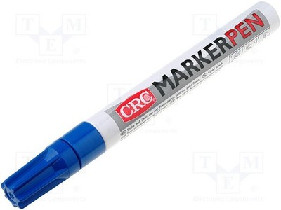 For CRC CRC MARKER PEN BLUE marker pen blue marker pen, blue, application: alum