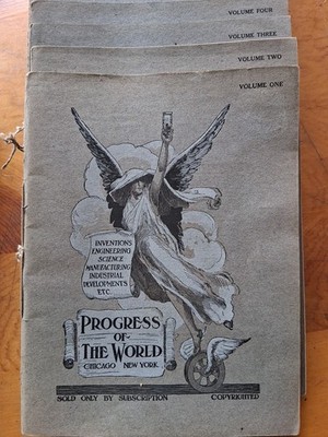 Vintage Progress of The World Chicago/ New York Subscription Magazines - 18 Lot
