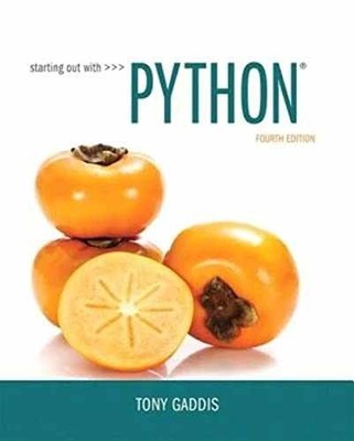 Starting Out with Python - Paperback, by Gaddis Tony - Very Good v