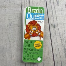 Brain Quest Kindergarten Revised 3rd Edition Deck 2 Ages 5-6 300 Questions