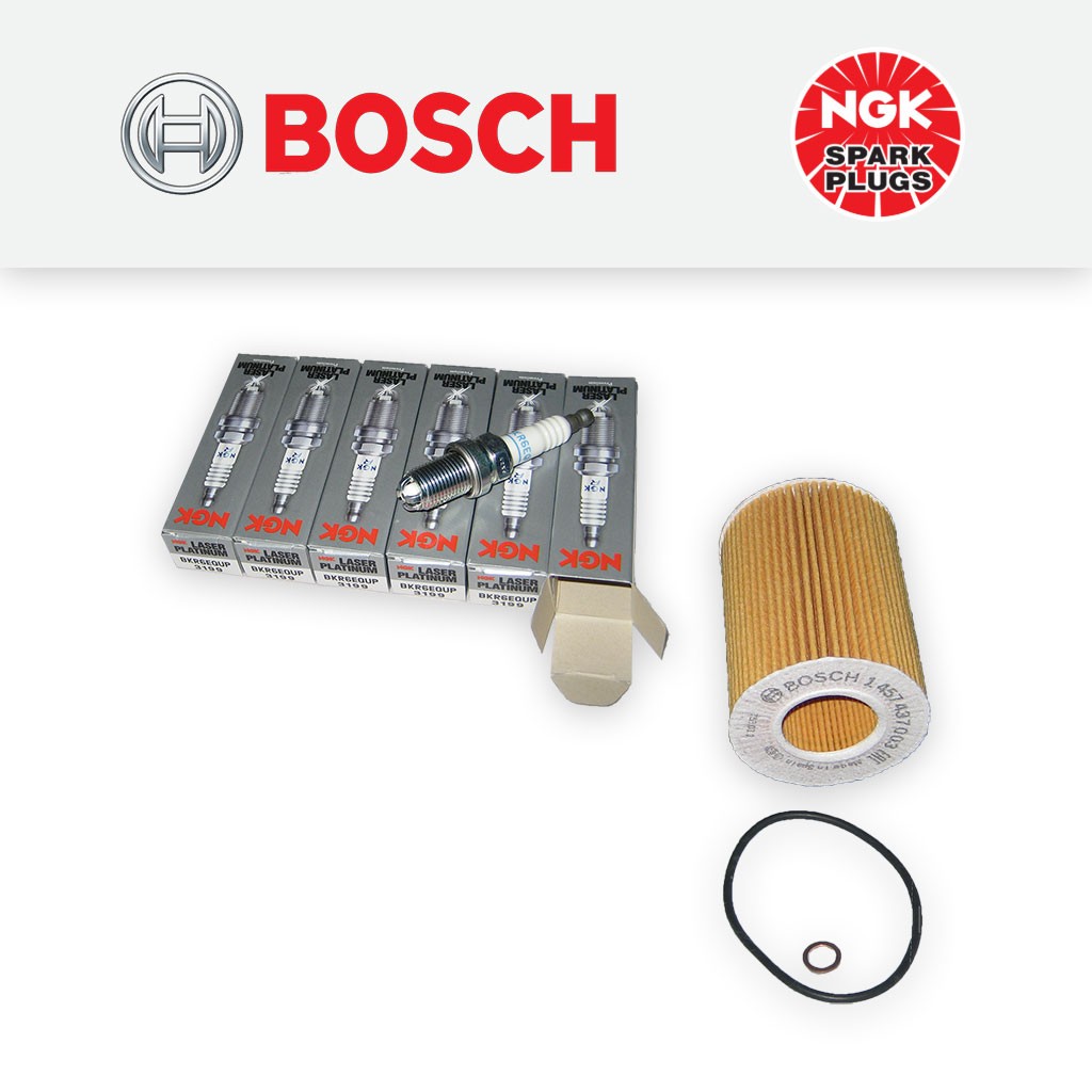 SERVICE KIT for BMW Z3 2.0 2.2 OIL FILTER NGK SPARK PLUGS (1999-2002)