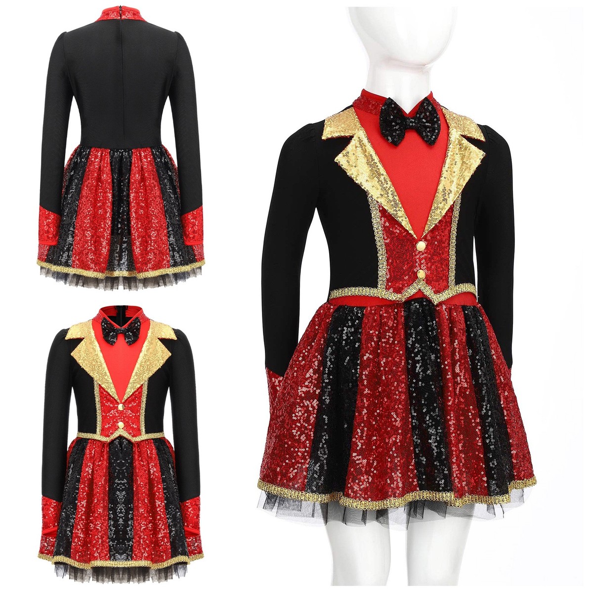 white christmas dresses Sweet Floral Circus Onepiece