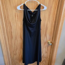 Fit and Flare Black Dress by Express Size 11/12 Womens Sleeveless Knee Length