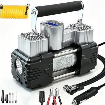 150 PSI Digital Display Tire Inflator Car Air Pump Compressor Portable Auto 12V