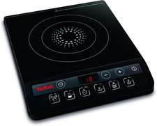Tefal Everyday Portable Electric Induction Hob, 2 Hours Timer, 6 Functions, 9 Po