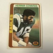 1978 Topps Herman Edwards #404 (RC) Rookie Card Philadelphia Eagles Cornerback