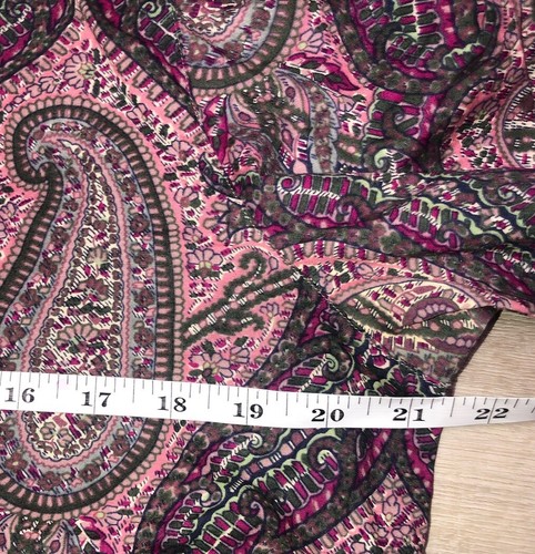 Vtg Renato Nucci Blouse 42 (M/L) Ruffle Velvet Collar Puff Sleeve Made In France - Picture 10 of 11