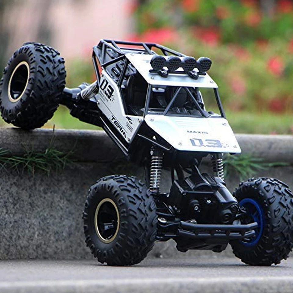 XL Large Remote Control RC Cars Big Wheel Car Monster Truck 4WD Kid Toy Electric - Image 4 of 4