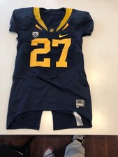 Game Worn Used Nike Cal Golden Bears Football Jersey #27 Size 42 DREW