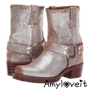frye metallic boots