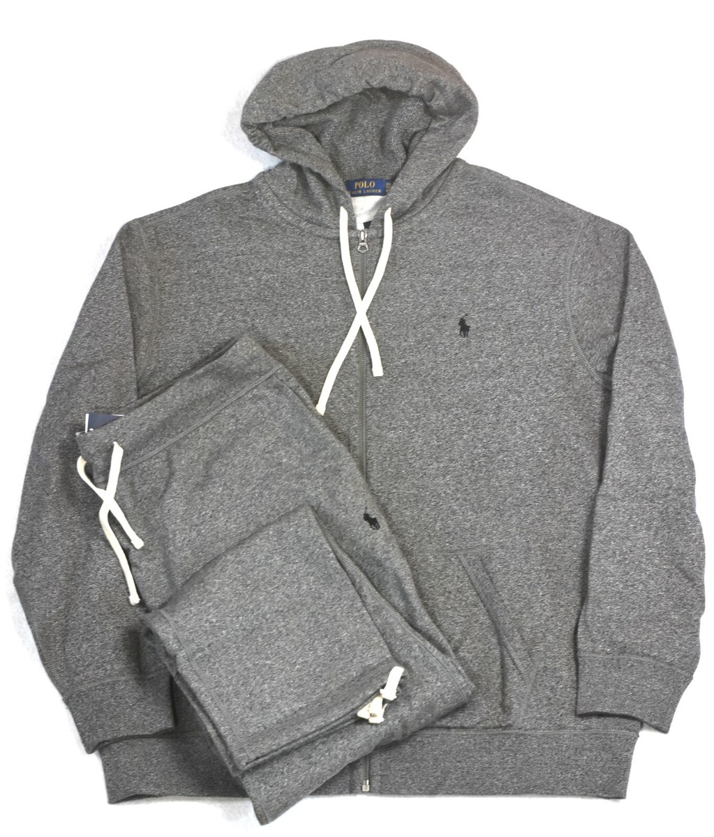 Polo Ralph Lauren Fleece Sweatsuit Zip Hoodie Jacket Pant Polo Ralph Lauren Fleece Sweatsuit Zip Hoodie Jacket Pant