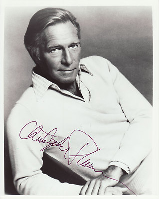 Christopher Plummer Originalautogramm auf Großfoto