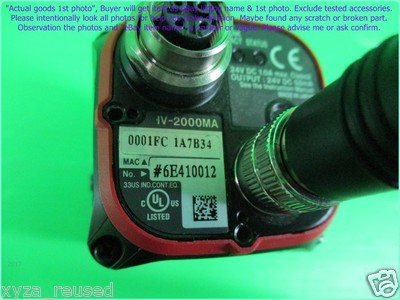 KEYENCE IV-2000MA, Vision Sensor Head & cable as photo, sn