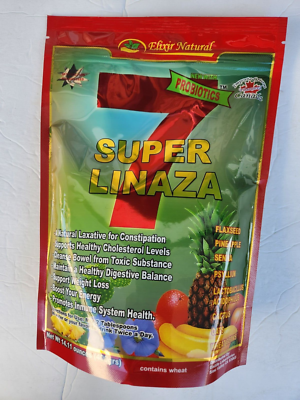 7 Super Linaza with Probiotics Elixir Natural Flaxseed Senna