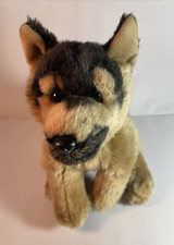Toys R Us German Shepherd Puppy Dog Sitting 10  Plush Stuffed Animal Realistic