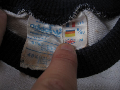Sweat Adidas Vintage Equipe de France Porté FFF Ventex Vintage Jersey - 174 / M - Picture 5 of 7