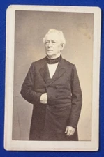 Original Civil War-Era CDV Photo of EDWARD EVERETT by Chas. D. Fredericks, NYC.
