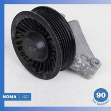 2016 LR Range Rover L405 Engine Lower Belt Idler Pulley Bracket w/ Pulley OEM