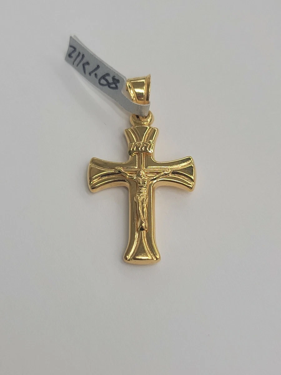 Ebay gold deals cross pendant