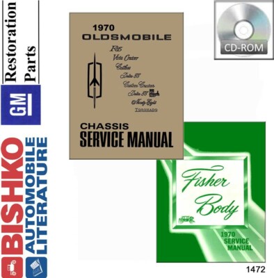 1970 Oldsmobile F85 442 98 88 Shop Service Repair Manual CD Engine Drivetrain OE