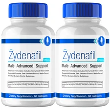 (2 Pack) Zydenafil Pills for Men Advanced Formula - Male Support (120 Capsules)