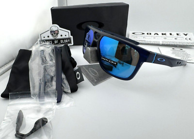 OAKLEY CROSSRANGE PATCH ASIAN FIT MATTE BLUE PRIZM SAPPHIRE SUNGLASSES 9391-04