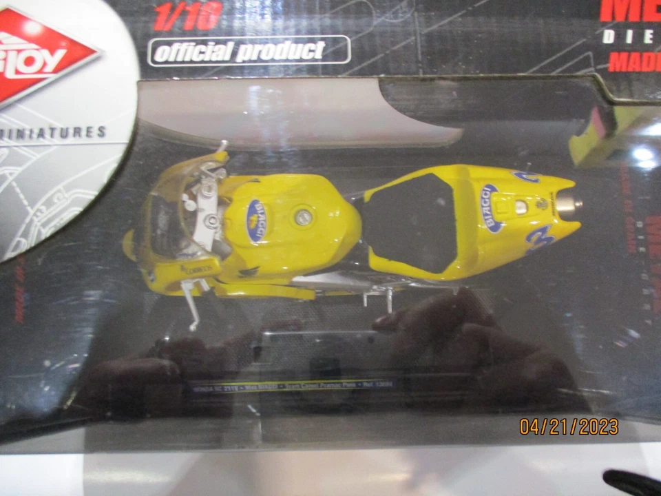Moto Honda RC211V MAX BIAGGI TEAM CAMEL PRAMAC PONS Guiloy Scala 1/10 REF. 13694 - Immagine 4 di 4