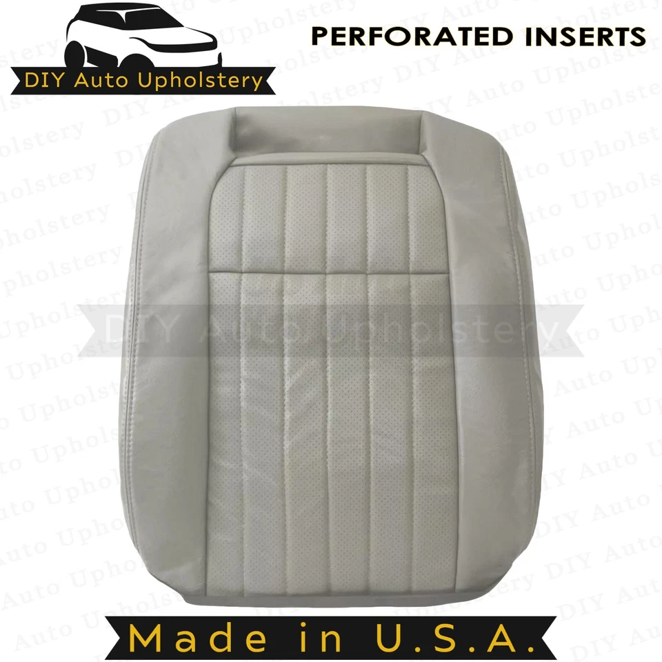 1994 1995 1996 For Chevy Impala Driver Passenger Top & Bottom Vinyl Cover Gray - Image 3 of 4