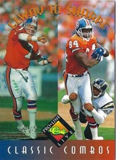 1994 Classic Pro Line Live Classic Combos Elway to Sharpe - Broncos