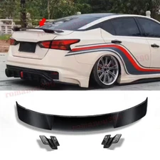 2019-2022 For Nissan Altima Rear Door Tail Trunk Spoiler Wing Lip Glossy Black 