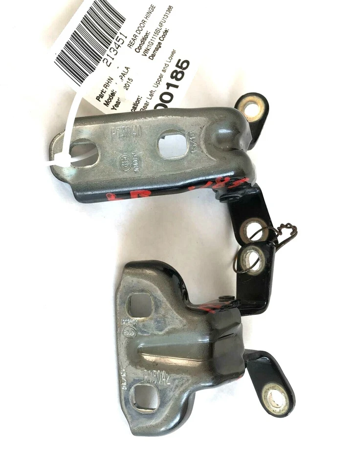 2015 Chevrolet Impala Dobradiças de Porta Traseira Superior e Inferior Driver Esquerdo LH Fabricante de Equipamento Original - Imagem 4 de 4