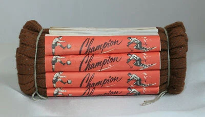 PAIRE DE LACETS COTON 70 CM MARQUE CHAMPION SPORT VINTAGE ANNEES 50/60 - Photo 1/3