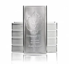 100 oz Scottsdale Stacker Silver Bar .999 Silver Bullion #A209