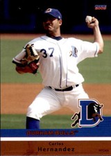 2009 Durham Bulls Choice #12 Carlos Hernandez San Diego Venezuela Baseball Card