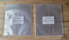 Close To My Heart 6"x8" MEMORY PROTECTORS Plastic Lot of 2 Packs/20 Pieces