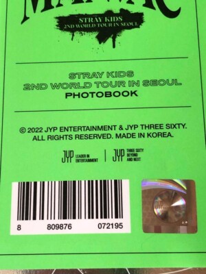 StrayKids Maniac South Korea Seoul concert Photo Book Album STAY